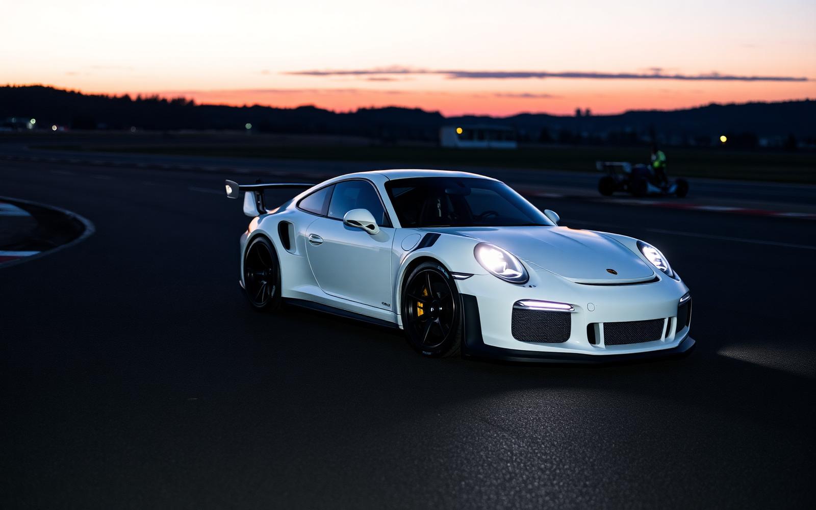 Vista principal del Porsche 911 GT3 992 Blanco Carrara